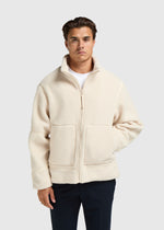 Teddy jacket - White sand