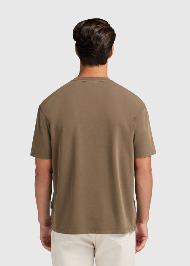 Clean Basic Tee - Washed Brown
