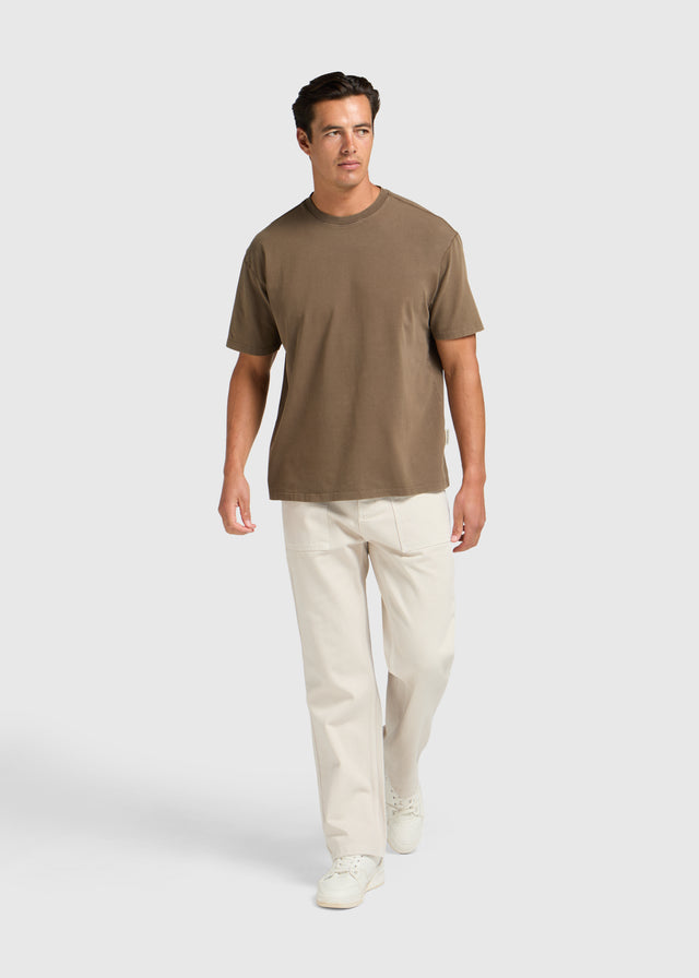 Tide Basic Tee - Washed Brown
