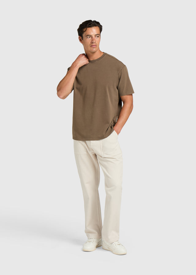 Tide Basic Tee - Washed Brown