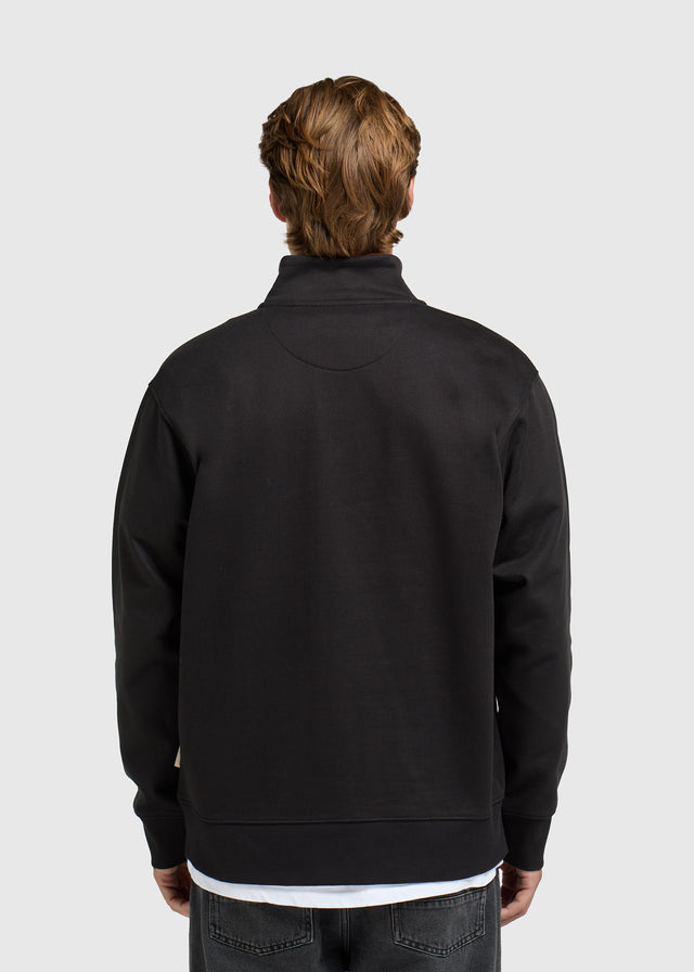 Clean Half Zip Sweater - Moonless Night