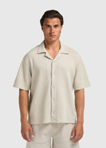 Relaxed Waffle Shirt - Sand