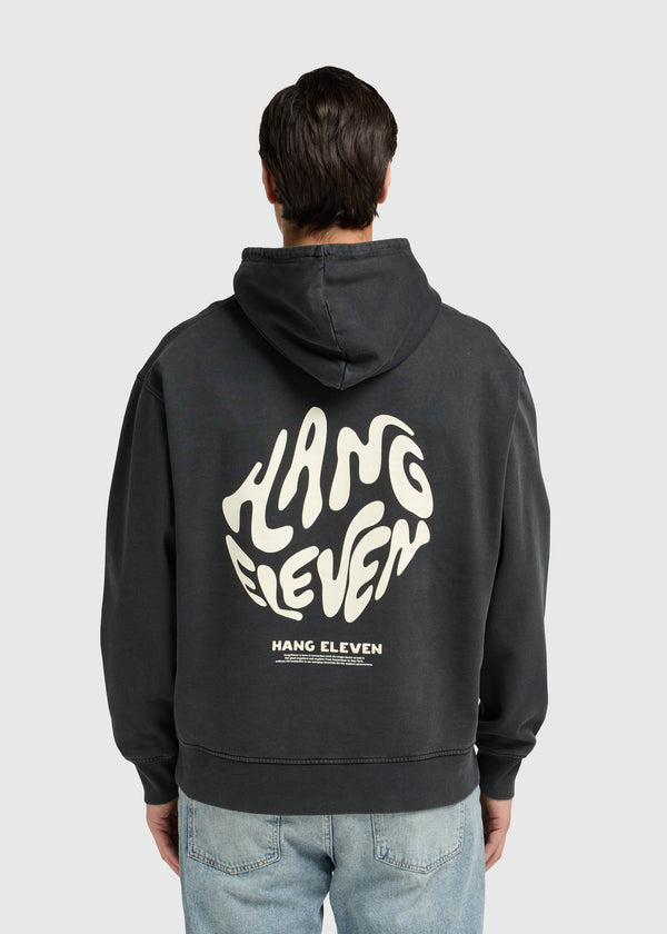 Sweat à capuche Wavy Brand - Délavé à l'acide