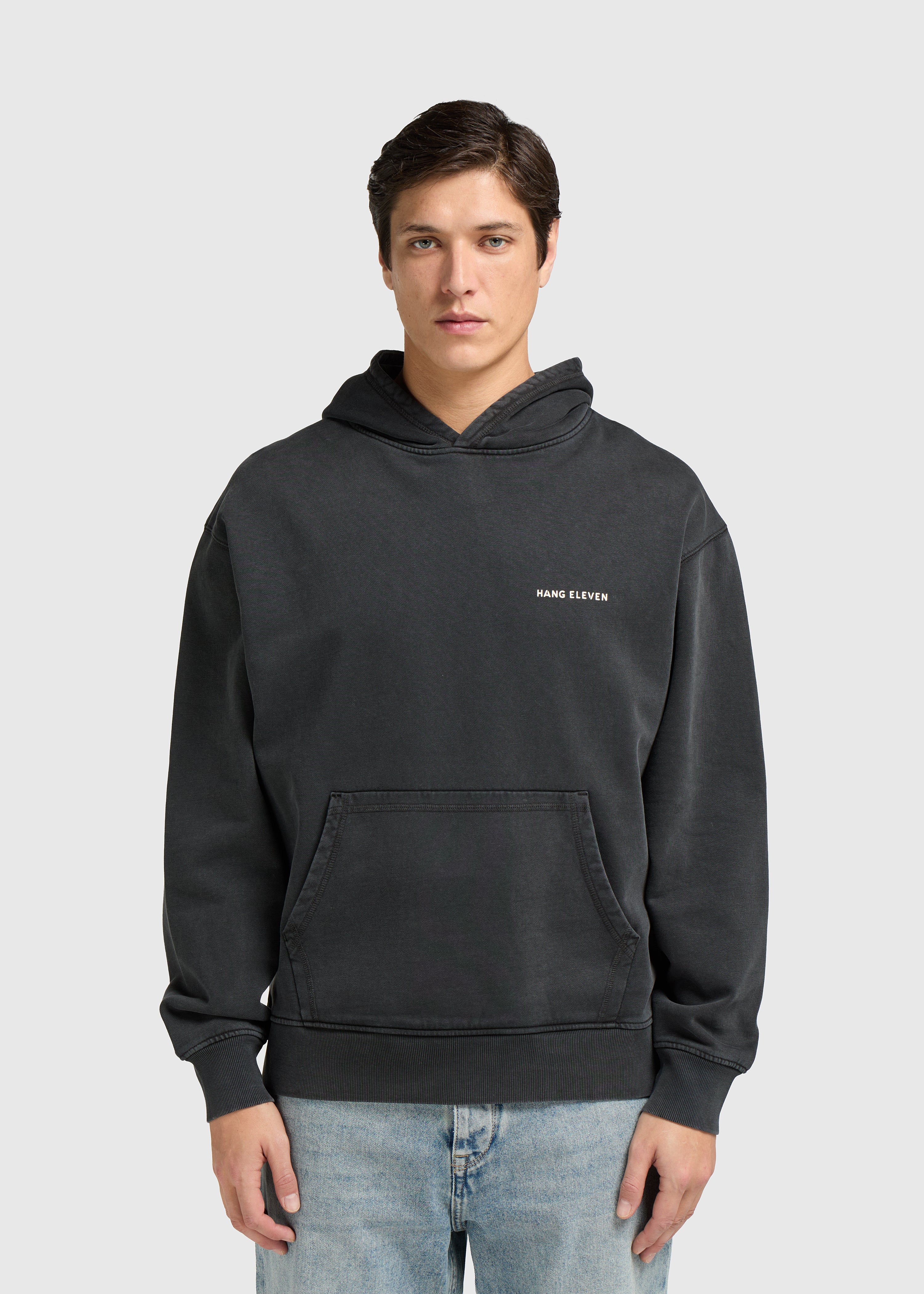 Sweat à capuche Wavy Brand - Délavé à l'acide