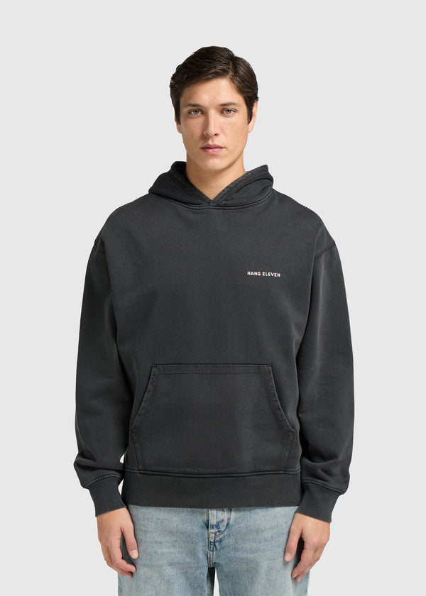 Sweat à capuche Wavy Brand - Délavé à l'acide