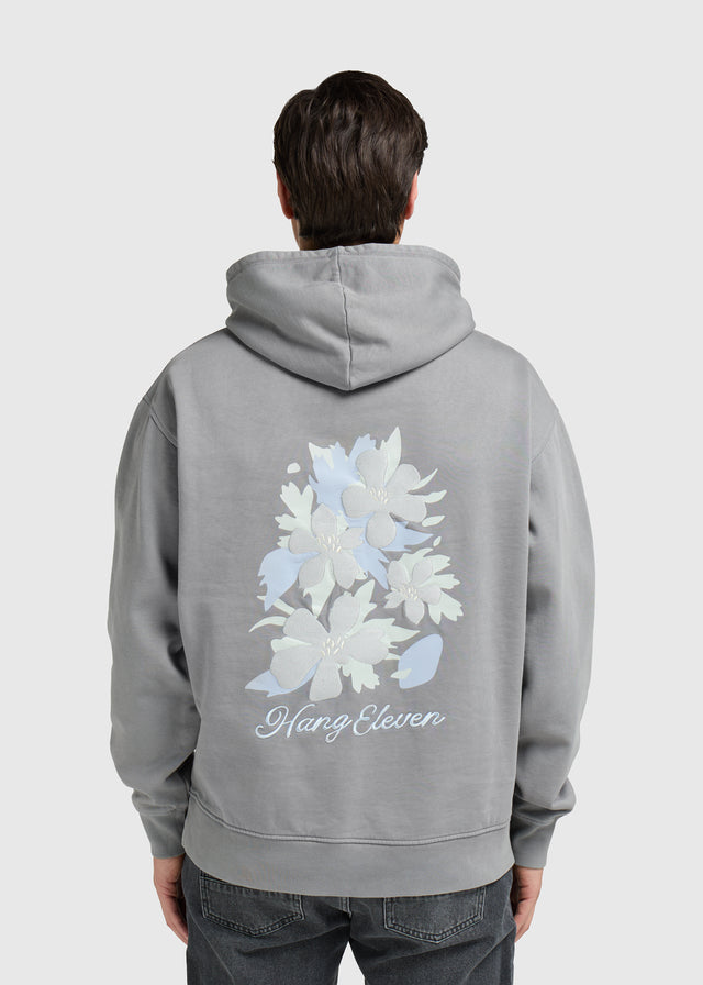 Sweat à capuche Blossom - Gris pierre