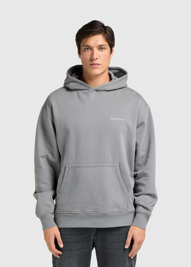 Sweat à capuche Blossom - Gris pierre