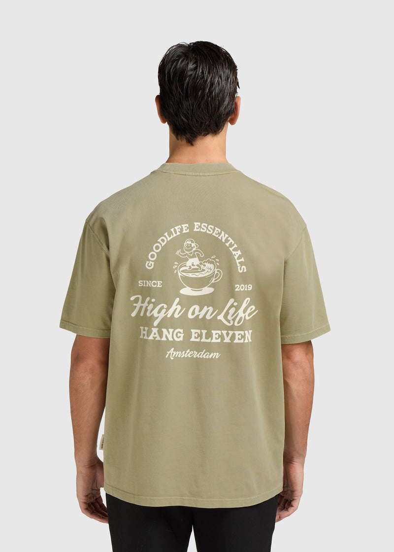 Life Tee - Slate Green