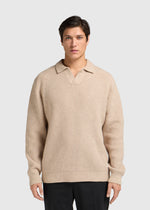 Riva Waffle Polo - Dark Sand