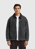 Ozzy Denim Jacket - Washed Black