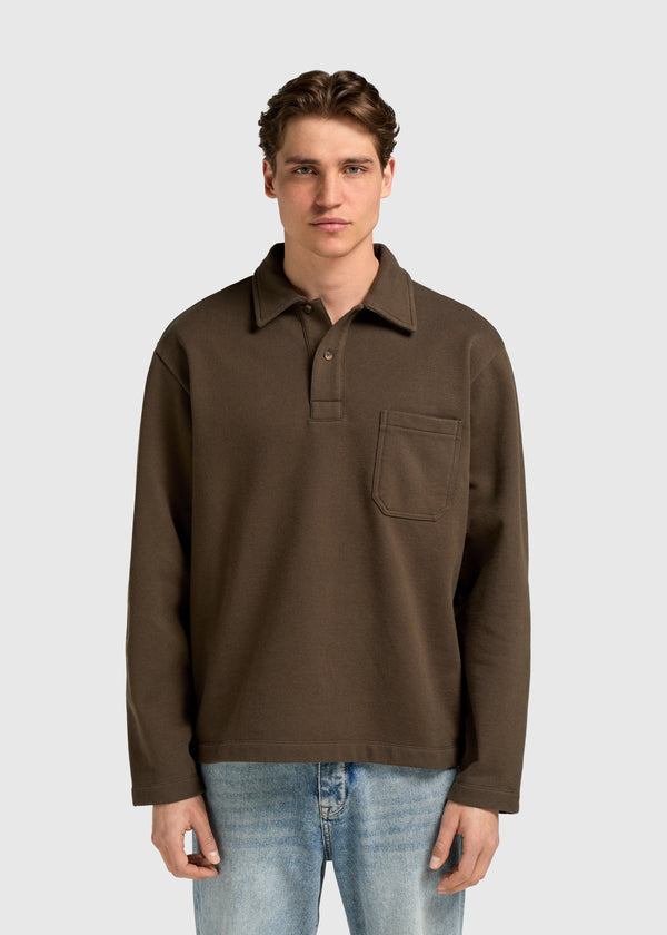 Heavy Pocket Polo - Brown