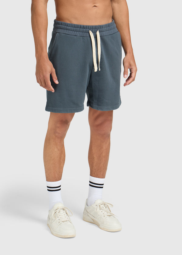 Vintage Washed Sweat Short - Ombre Blue