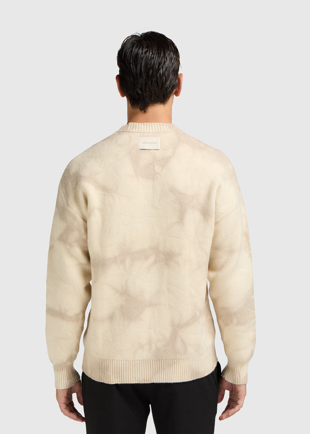 Col rond en tricot Cloud - Sable