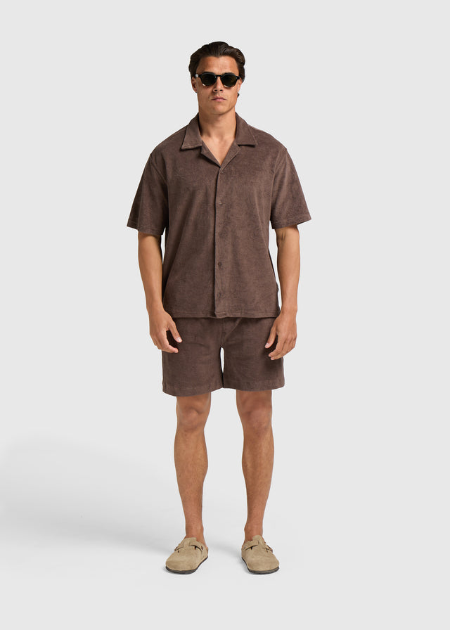 Chemise éponge - Espresso