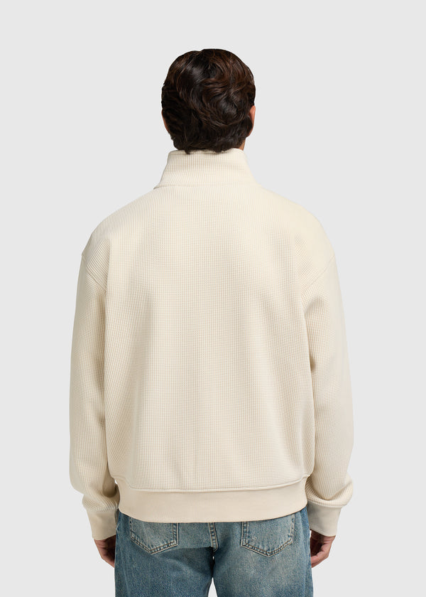 Waffle Full Zip - Sand