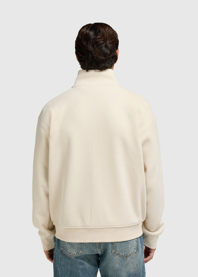 Waffle Full Zip - Sand