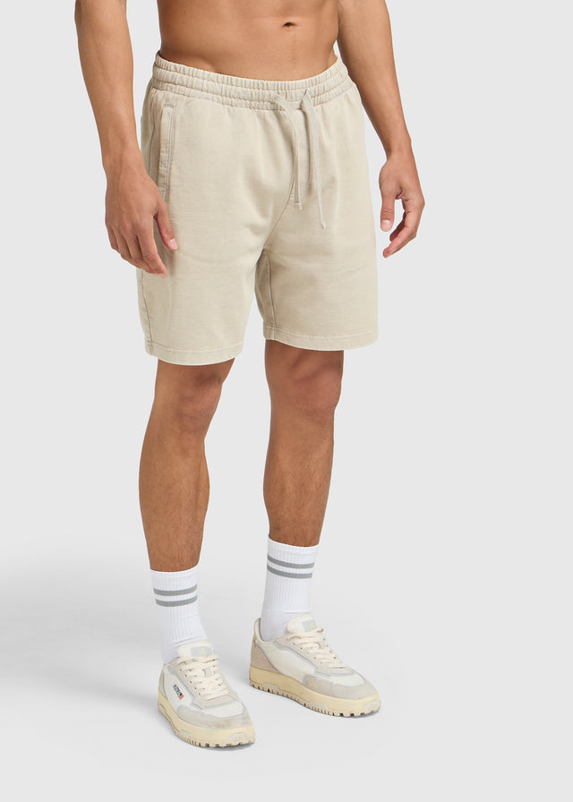 Essential Sweatshorts mit Waschung - Taubengrau