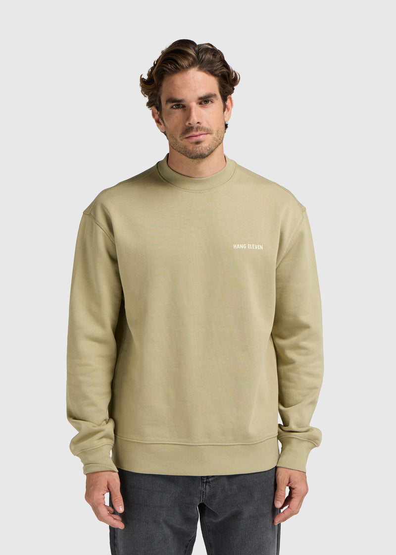 Florae Crewneck - Slate Green