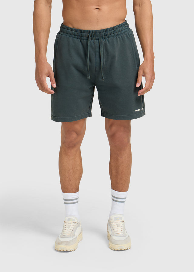 Short de survêtement Essential délavé - Sarcelle