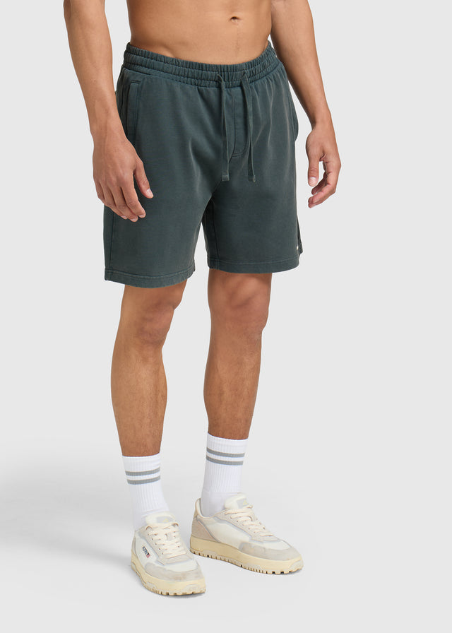Short de survêtement Essential délavé - Sarcelle