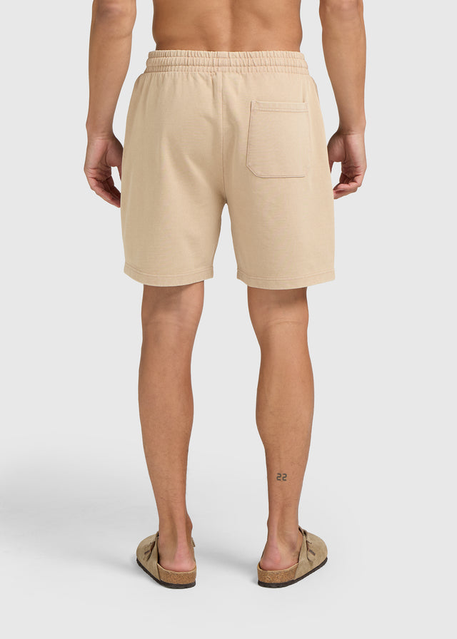 Gewaschene Essential Sweatshorts – Rost