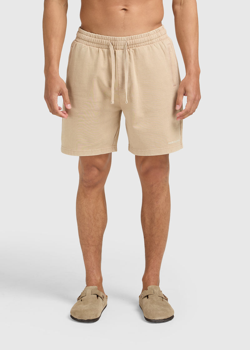 Washed Essential Sweat Short - Rust