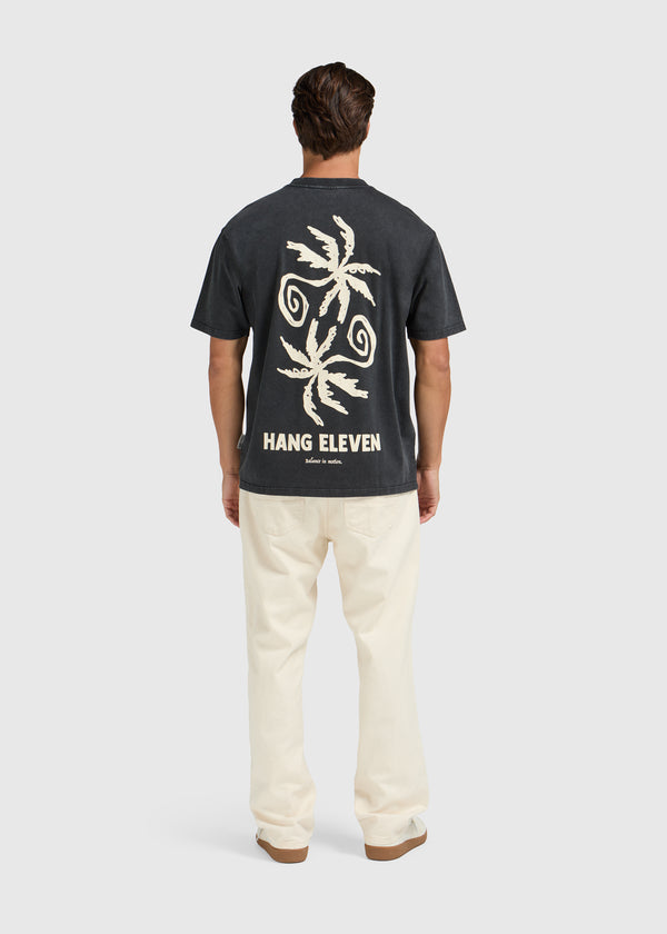 Linear Palm Tee - Acid Wash