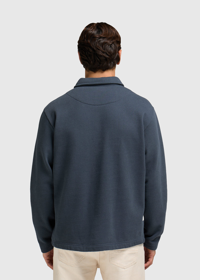 Vintage Washed Pocket Polo - Ombre Blue