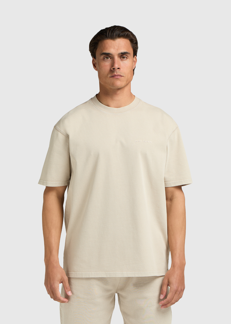 T-shirt essentiel délavé - Bleu dégradé