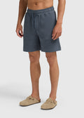 Relaxed Waffle Short- Navy Blue