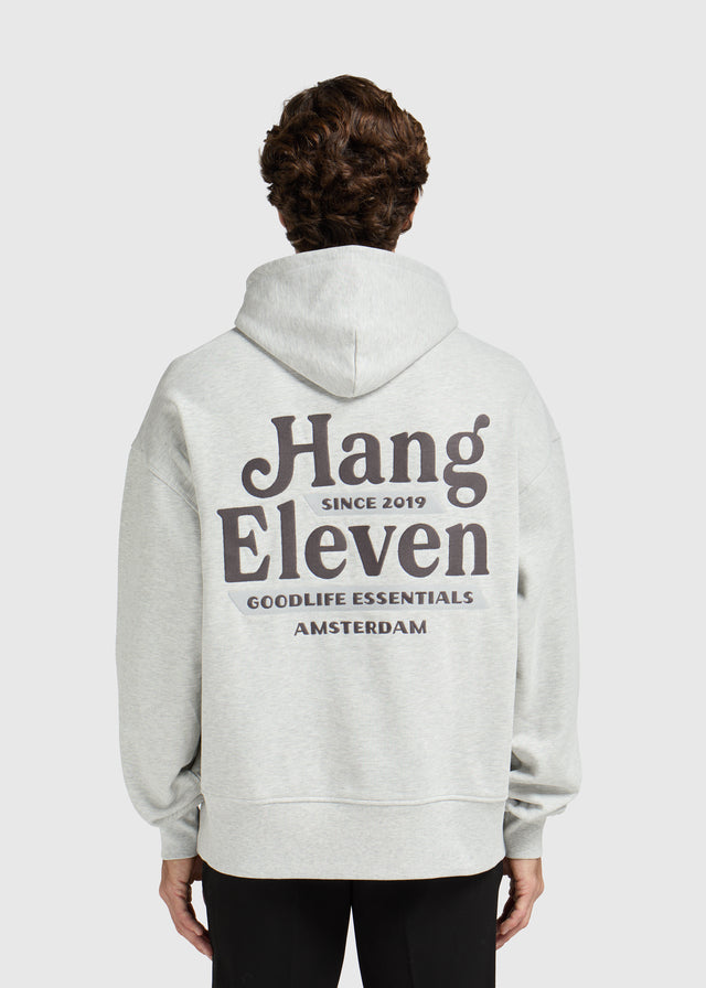 Sweat à capuche Goodlife - Gris chiné