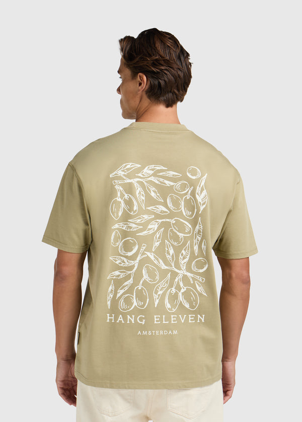 Olive Tee - Slate Green