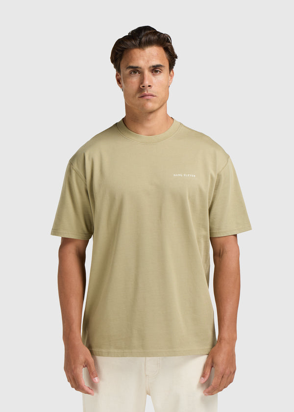 Olive Tee - Slate Green