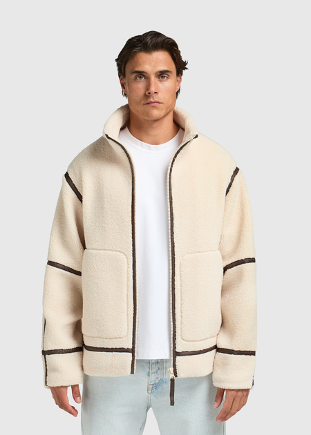 Teddy Tape Jacket - Sand Brown