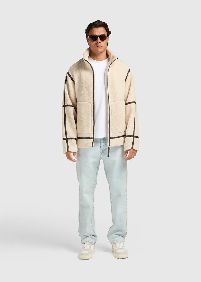 Teddyjacke - Sandbraun