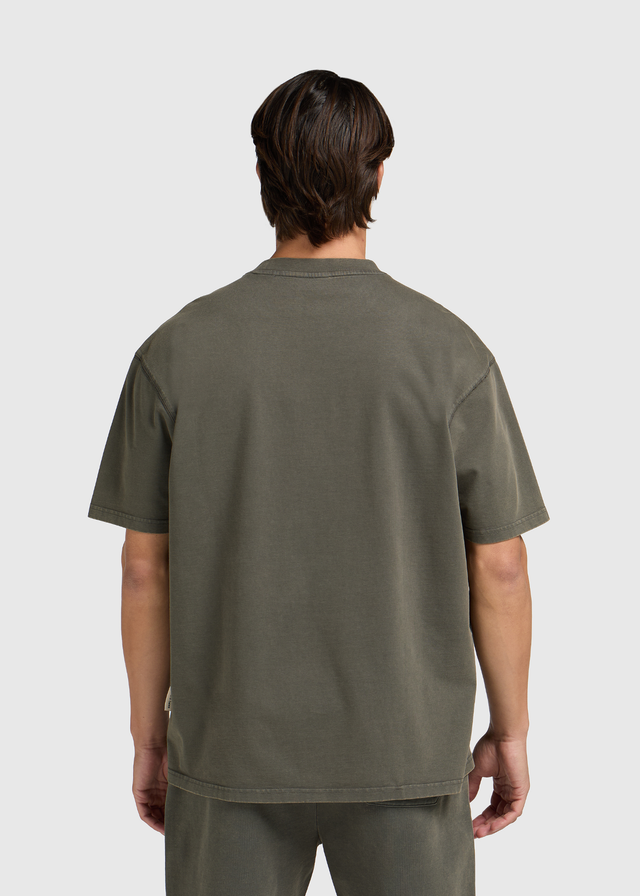 T-shirt essentiel délavé - Vert chimère