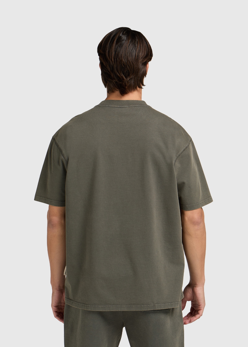 T-shirt essentiel délavé - Bleu dégradé