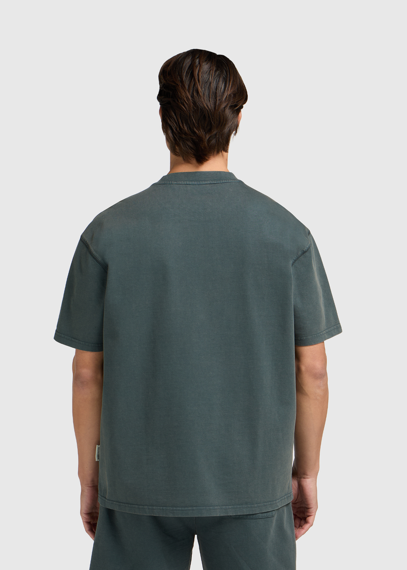 T-shirt essentiel délavé - Bleu dégradé