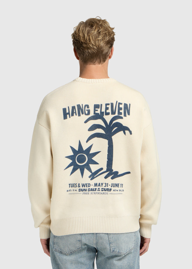 Pull ras du cou Paradise Knit - Sable