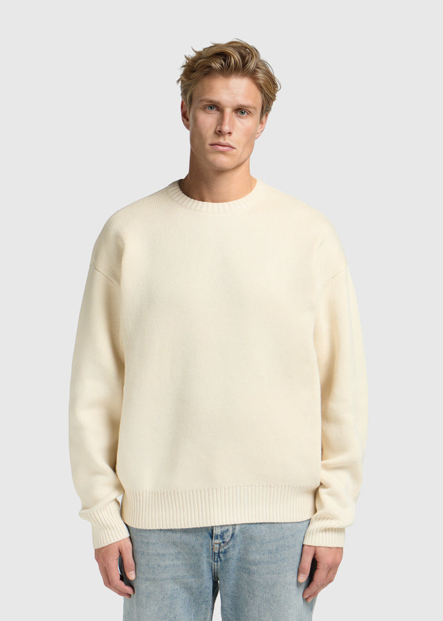 Pull ras du cou Paradise Knit - Sable