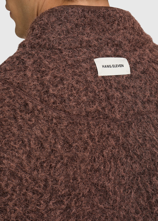 Soft Zip Jacket - Brown
