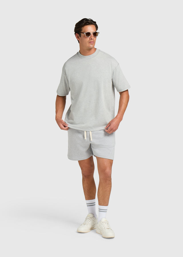 Vintage Washed Tee - Grey Melee