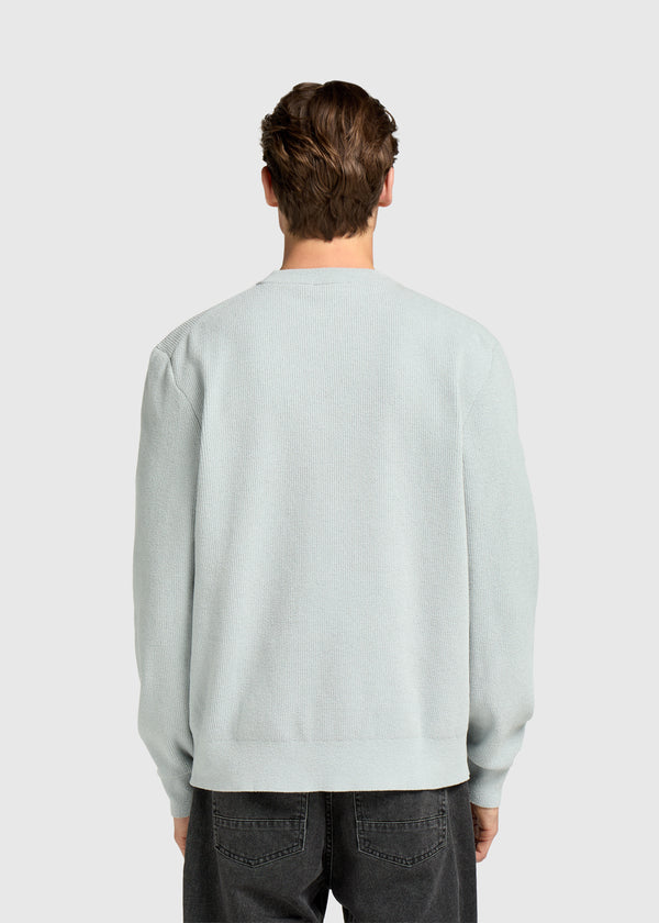 Structure Knit Crewneck - Light Blue