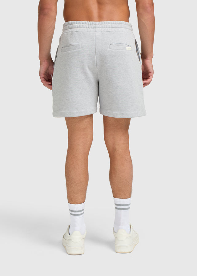 Vintage Washed Sweat Short - Grey Melee