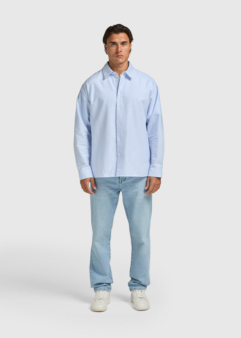 Oxford Shirt - Blue Striped