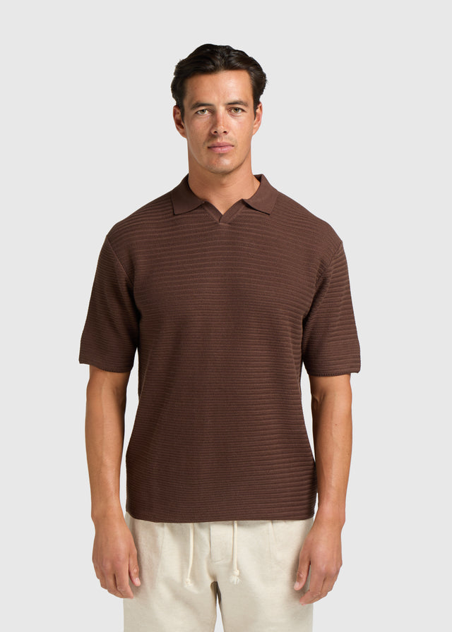 Structure Polo - Brown
