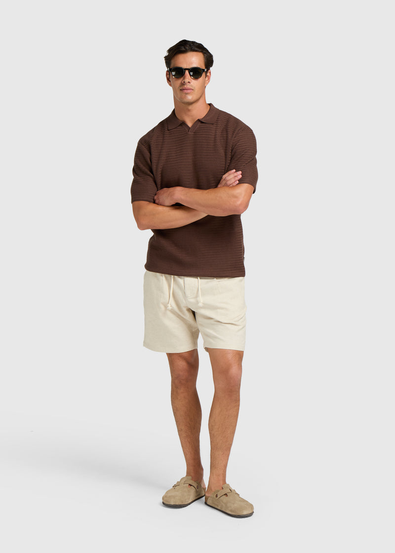 Structure Polo - Brown