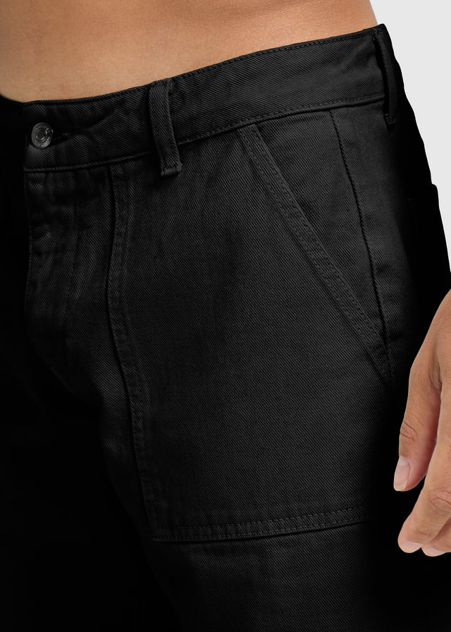 Worker Denim Short - Black