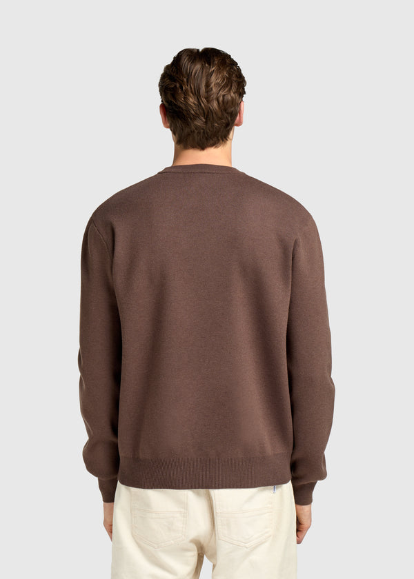 Compact Knit Crewneck - Espresso