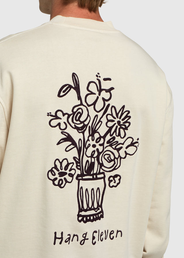 Sweat-shirt Everyday Flora - Gris